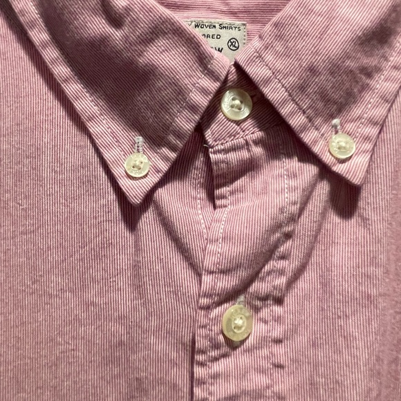 Light Pink / salmon J. Crew Mens Casual Button Down Shirt - Picture 3 of 4